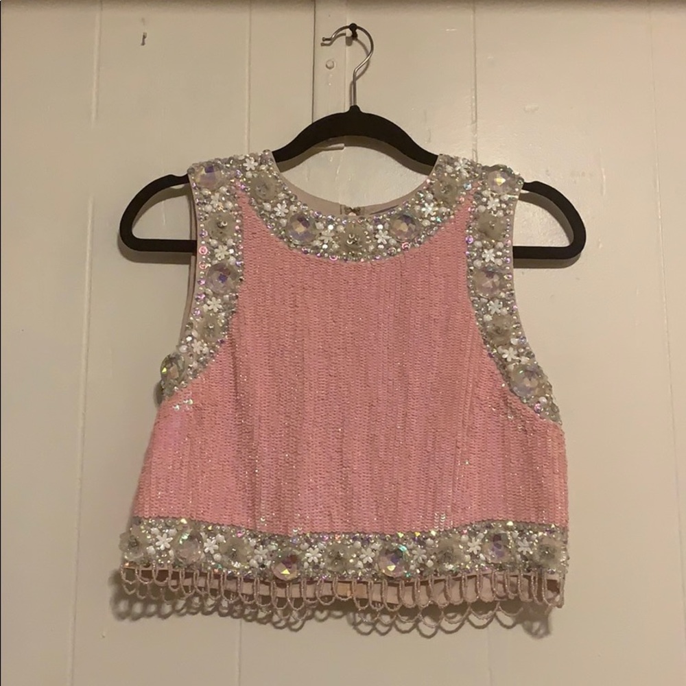 ASOS beaded crop top